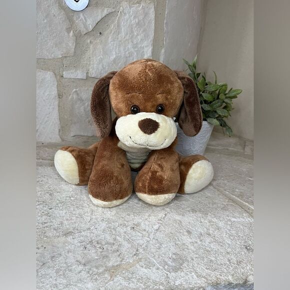 Build A Bear Plush Puppy Dog Brown Tan Floppy Ear - Picture 1 of 4